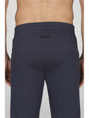 Pantalone j-tech uomo in tessuto tecnico stretch traspirante, colore blu