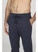 Pantaloni j-tech tuta uomo, in tessuto tecnico stretch nuance blu