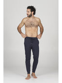 Pantaloni j-tech tuta uomo, in tessuto tecnico stretch nuance blu