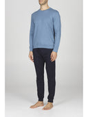 Completo homewear uomo, in soffice interlock di modal