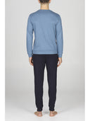 Completo homewear uomo, in soffice interlock di modal