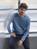 Completo homewear uomo, in soffice interlock di modal