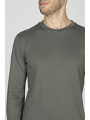 Completo homewear uomo, in soffice interlock di modal nuance verdone