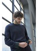 Pigiama uomo con maglia double face reversibile in due colori