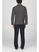 Pigiama cardigan in confortevole jacquard di cotone