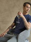 T-shirt uomo a manica corta, in performante piquet stretch j-tech