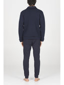 Cardigan in morbida e calda felpa colore blu
