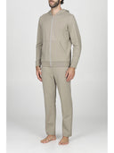 Felpa uomo zip con cappuccio, in tessuto tecnico stretch traspirante j-tech