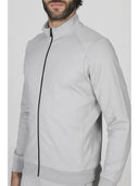 Felpa uomo zip collo alto in tessuto tecnico stretch  j-tech, personalizzabile