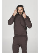 Felpa uomo con cappuccio, in tessuto tecnico stretch  j-tech, personalizzabile