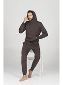 Felpa uomo con cappuccio, in tessuto tecnico stretch  j-tech, personalizzabile