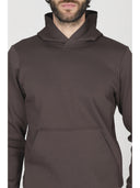 Felpa uomo con cappuccio, in tessuto tecnico stretch  j-tech, personalizzabile