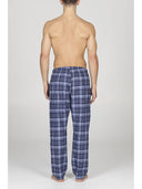 Pantaloni in calda flanella di puro cotone