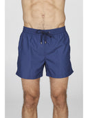 Boxer mare uomo, in leggera tela tinta unita blu