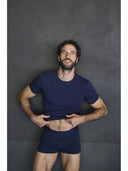 Long boxers in stretch cotton jersey, two-pack