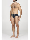 Slip comfort in cotone bielastico, fantasia di natale