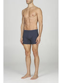 Boxer in leggero interlock fantasia, di puro cotone mercerizzato
