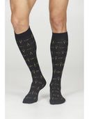 Patterned knee-high socks, 3-pair gift box