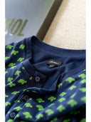 Pigiama artist edition  in leggero jersey di puro cotone Blu Julipet